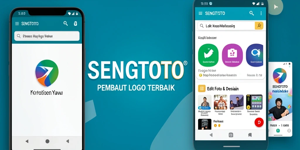 Antarmuka SENGTOTO menampilkan alat desain yang intuitif dan beragam pilihan grafik.